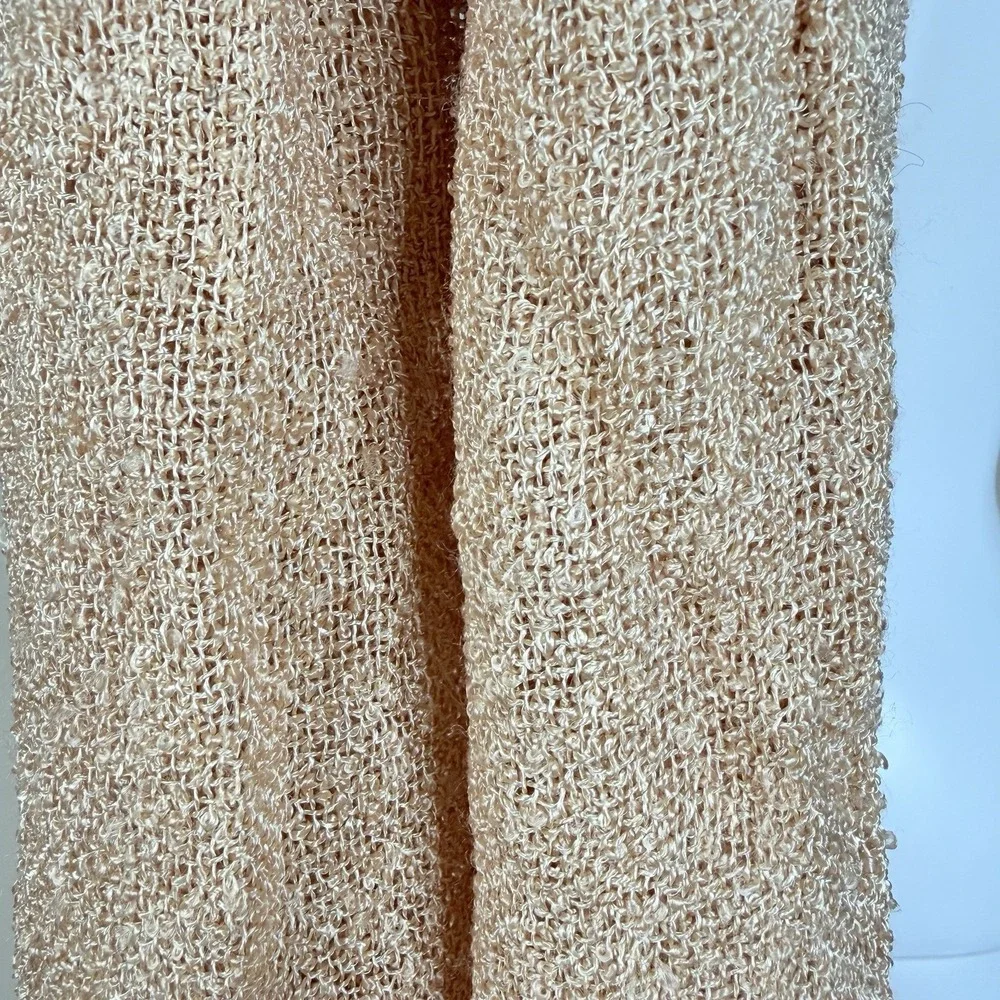 Scarf 100% Silk loosely woven The brand‎ is unknown Peach 69